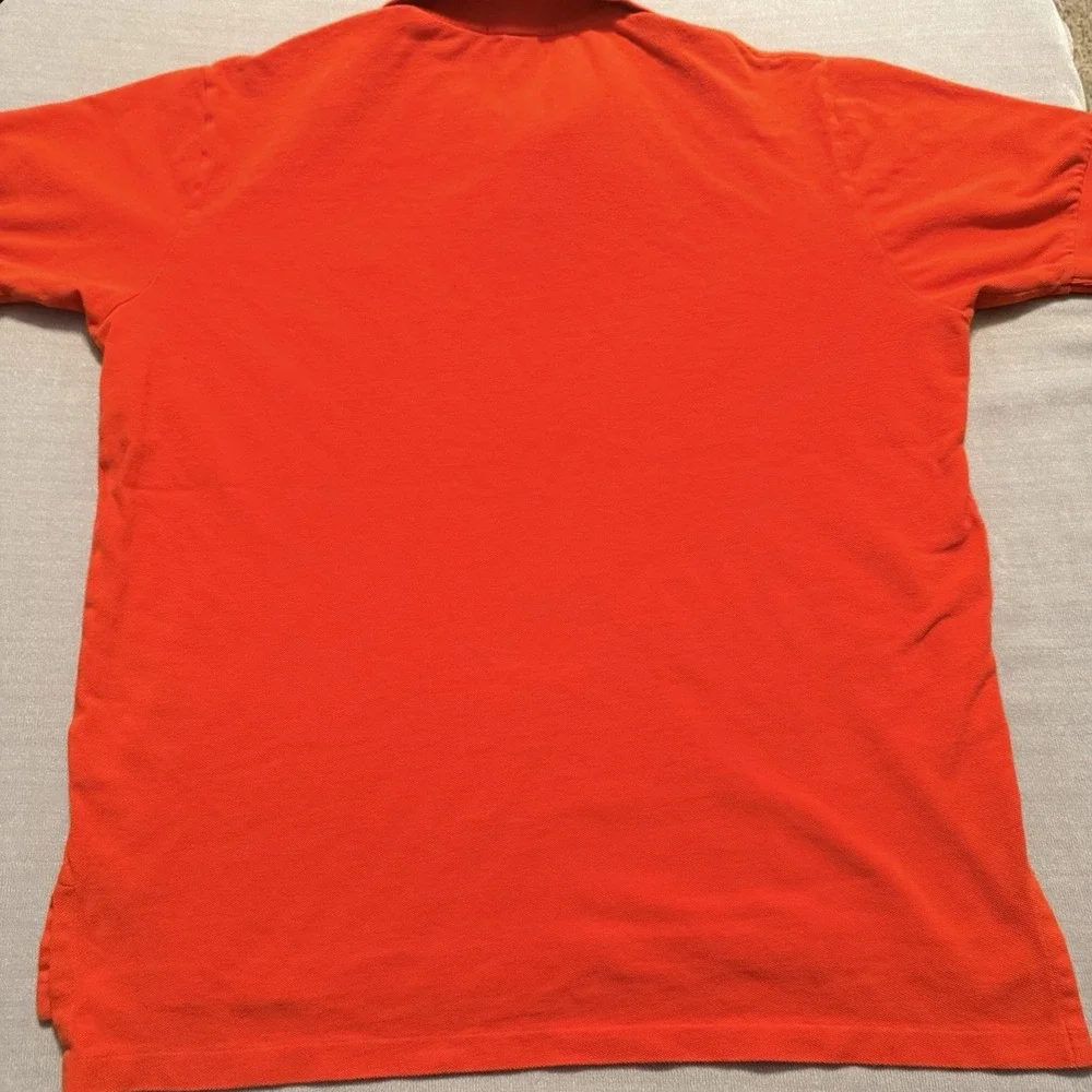 Polo Ralph Lauren Mens XL Orange Red Pony Short Sleeve Cotton Polo Shirt